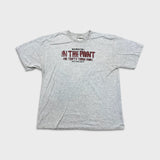 Vintage 2005 Nike T Shirt Mens XL Gray Basketball In The Paint Swoosh Tee
