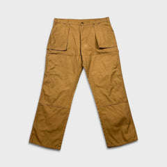 Dickies Pants Mens 40x32 Beige Double Knee Carpenter Hammer Loop Workwear Canvas