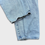 Levi's 501 '93 Jeans Mens 32x32 Blue Original Fit Straight Light Wash Distressed Pants