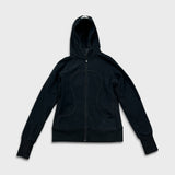 Lululemon Scuba Hoodie Womens Size 8 Black Full Zip Sports Hooded Sweater