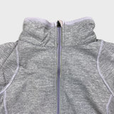 Lululemon Full Tilt Sweatshirt Womens Size 8 Gray 1/4 Zip Sportswear 3M Pullover