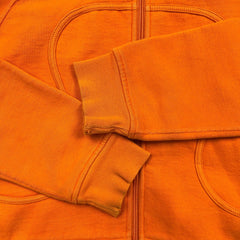 Lululemon Scuba Hoodie Womens Size 12 Orange Full Zip Sports Hooded Sweatshirt