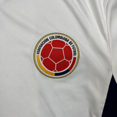 2011 Adidas Colombia National Team Soccer Jersey Mens Large White Climacool Kit
