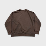 Nike Sportswear Sweatshirt Mens XL Brown Swoosh Pullover Crewneck