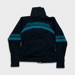 Lululemon Sweatshirt Womens Size 8 Black Sports Full Zip Tracksuit Top