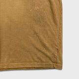 Fear of God Essentials T Shirt Mens Medium Brown Bleach Stained Faded Washed Tee