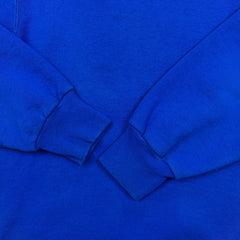 Vintage Fruit of The Loom Blank Sweatshirt Mens Small Blue Crewneck Y2K Pullover