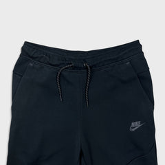 Nike Sportswear Sweatpants Mens Small Black Tech Fleece Swoosh Taper Leg Jogger
