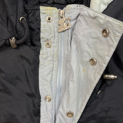 Vintage 90s Starter Pro Line Oakland Raiders Jacket Mens XL Black NFL Football 1/4 Zip Pullover