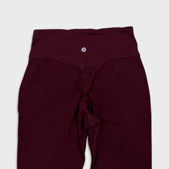 Lululemon Align Jogger 28" Womens Size 4 Garnet Red Yoga Pilates Leggings