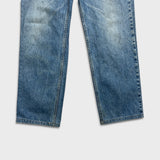 Vintage 90s Levi's 516 Jeans Mens 36x30 Blue Slim Fit Straight Leg  Light Wash Denim Pants