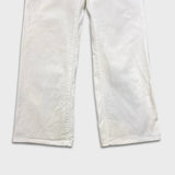 Vintage Polo Ralph Lauren Jeans Mens 36x32 White 625 Wide Flare Leg USA Denim Pants
