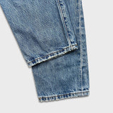 Levi's 501 Jeans Womens 25x30 Blue Original Fit Straight Distressed Medium Wash Pants