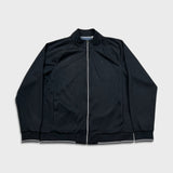 Robert Graham Sweatshirt Mens 2XL Black Full Zip Performance Athleisure Tracksuit Top