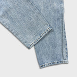 Levi's 511 Jeans Mens 31x30 Blue Slim Fit Mid Rise Light Wash Faded Denim Pants