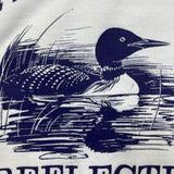 Vintage 90s Northern Reflections Animal Sweatshirt Mens Small White Geese Crewneck