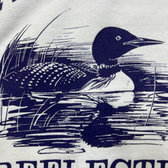 Vintage 90s Northern Reflections Animal Sweatshirt Mens Small White Geese Crewneck