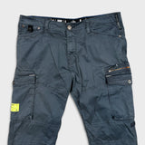 G-Star Raw Bronson Slim Chino Pants Mens 38x29 Gray Casual Cargo Trousers