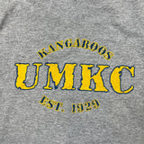 Vintage Y2K UMKC Kangaroos Long Sleeve Shirt Mens XL Gray College NCAA Tee