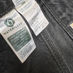 Levi's Jeans Womens 28x31 Black Baggy Dad Dark Wash Faded Denim Pants
