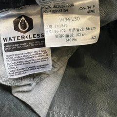 Levi's 505 Jeans Mens 34x30 Blue Regular Fit Straight Leg Dark Wash Denim Pants