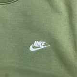 Nike Sportswear Sweatshirt Mens Medium Green Swoosh Pullover Crewneck