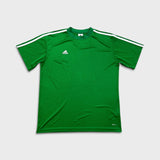 Vintage 2011 Adidas Essentials T Shirt Mens Large Green 3 Stripes Athletic Tee