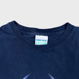 Vintage Y2K Route 66 Eagle T Shirt Mens Medium Blue Biker Playa Del Carmen Tee