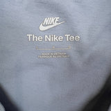 Nike Sportswear T Shirt Mens Large Blue Swoosh Embroidered Short Sleeve Tee