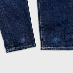 Levi's 510 Skinny Jeans Mens 31x34 Blue Dark Wash Stretch Mid Rise Tapered Leg Denim Pants
