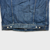 Levi's Type III Denim Jacket Mens XL Blue Medium Wash Western Trucker