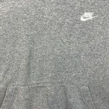 Nike Sportswear Hoodie Mens XL Gray Swoosh Pullover Hooded Sweater