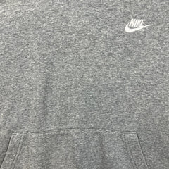 Nike Sportswear Hoodie Mens XL Gray Swoosh Pullover Hooded Sweater
