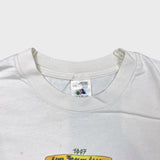 Vintage 1997 Earth Day Russia T Shirt Mens Large White Art Graphic Nature Tee