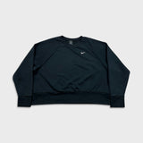 Nike Sportswear Phoenix Fleece Womens XL Black Dri Fit Oversized Crop Sweatshirt