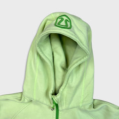 Lululemon Scuba Hoodie Womens Size 12 Green Full Zip Sports Hooded Sweater