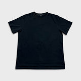 Blank T Shirt Mens Large Black Casual Heavyweight Faded Short Sleeve Tee