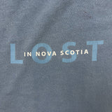 Vintage Y2K Lost In Nova Scotia T Shirt Mens XL Blue Faded Canada Tee