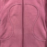 Lululemon Scuba Hoodie Womens Small Pink Full Zip Sports Hooded Sweater