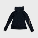 Lululemon Flurry Fighter Pullover Womens Size 6 Black Pullover High Neck Sweater