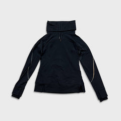 Lululemon Flurry Fighter Pullover Womens Size 6 Black Pullover High Neck Sweater