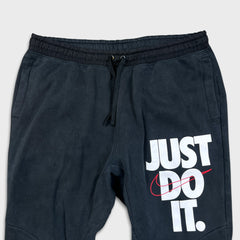 Nike Sportswear Sweatpants Mens XL Black Swoosh Just Do It Gym Jogger