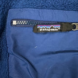 Vintage 90s Patagonia Synchilla Fleece Mens Medium Blue USA Full Zip Jacket