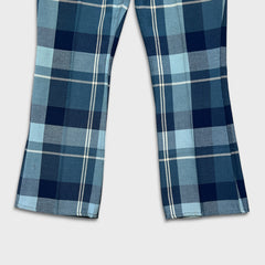 Vintage 70s Levi’s Sta-Prest Pants Mens 32x29 Blue Plaid Flare Leg Trousers