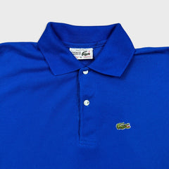 Vintage 90s Chemise Lacoste Shirt Mens XL Blue Classic Casual Preppy Polo