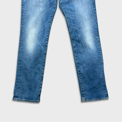 Levi's 511 Jeans Mens 33x32 Blue Slim Fit Mid Rise Light Wash Stretch Denim Pants