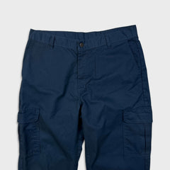 Dickies Pants Mens 36x30 Blue Genuine Original Straight Cargo Workwear Trousers