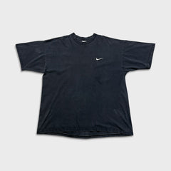 Vintage Nike Sportswear T Shirt Mens XL Black Swoosh Heavy Short Sleeve 90s Tee