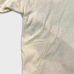 Vintage 90s Polo Ralph Lauren T Shirt Mens Large Beige Casual Pony V Neck Tee