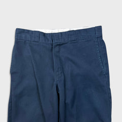 Dickies 874 Pants Mens 32x30 Blue Original Fit Workwear Casual Chino Trousers